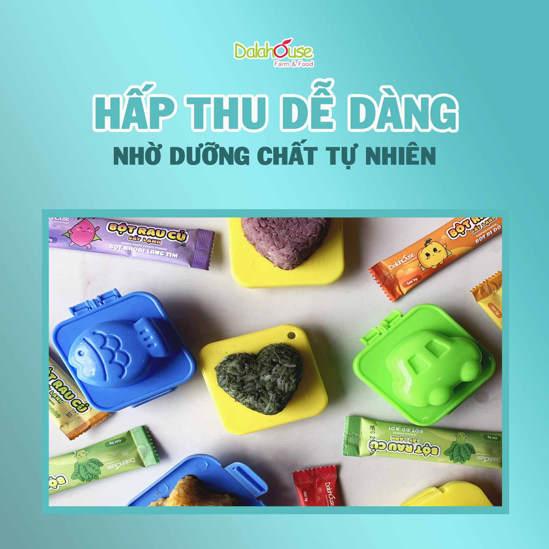 COMBO 2 Bột Rau Củ Cho Bé Ăn Dặm Organic Nguyên Chất 100% Dalahouse - Rau Củ Sấy Lạnh Cho Bé Ăn Dặm-Hấp thụ tốt, Ăn ngon miệng, Cải thiện tiêu hóa, Tăng cường miễn dịch tự thân-Tiêu Chuẩn Hoà Kỳ NPP Anni Group