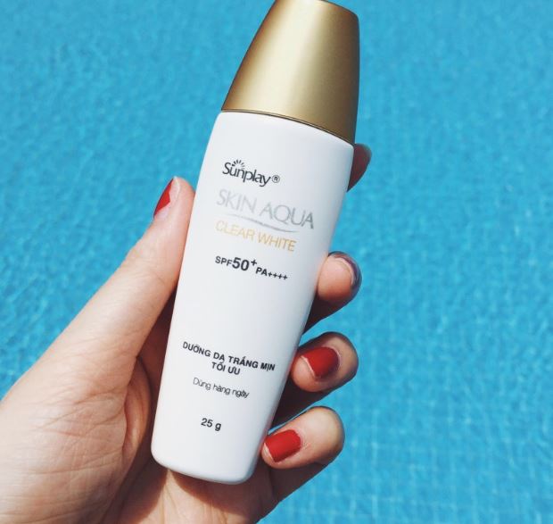 Kem Chống Nắng (Nắp Vàng Đồng) SUNPLAY - Skin Aqua Clear White SPF50+/PA++++ 55g