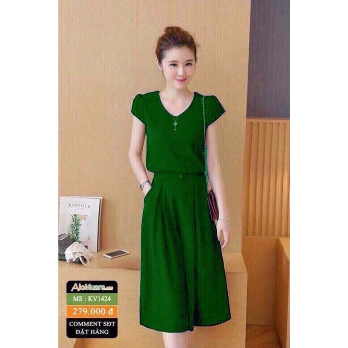 Set đồ bộ lửng ống rộng trẻ trung