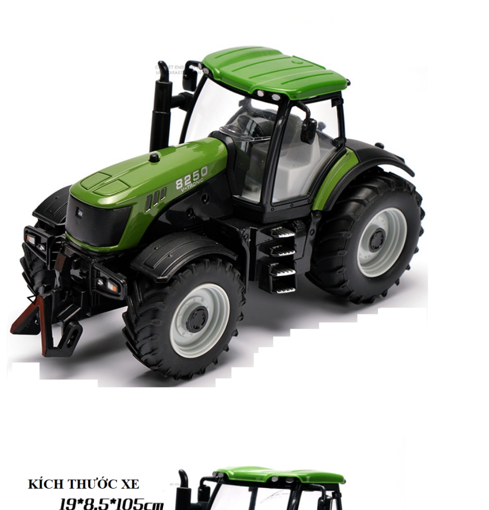 Máy kéo 210 HPBánh nhỏ  Ủi đầu  Điều khiển từ xa RC đồ chơi máy cày  xe mô hình nông trại MK16BNUD  Lazadavn