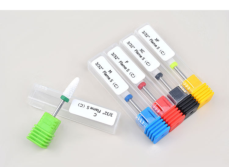 Đầu mài sứ (đầu mài dũa móng, phá móng) đủ kích cỡ (XF, F, M, C, XC)