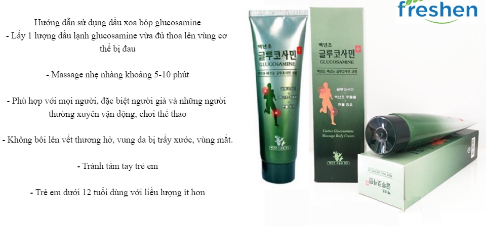 Dầu lạnh xoa bóp khớp glucosamine Hàn Quốc