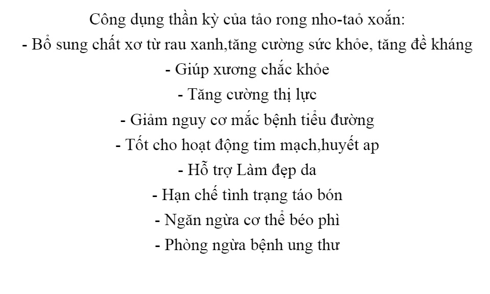 Tảo Xoắn Rong Nho Ilunin Gos- Làm Đẹp Da, Giảm Táo Bón, Béo Phì, Phòng Ngừa Ung Thư- hộp 15gói 2