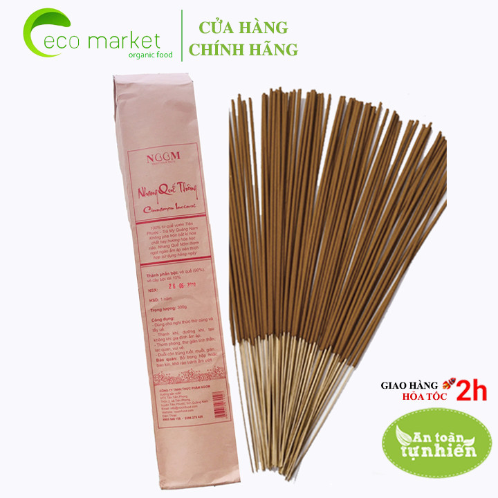 Nhang quế thông sạch Noom (bó 30cm)