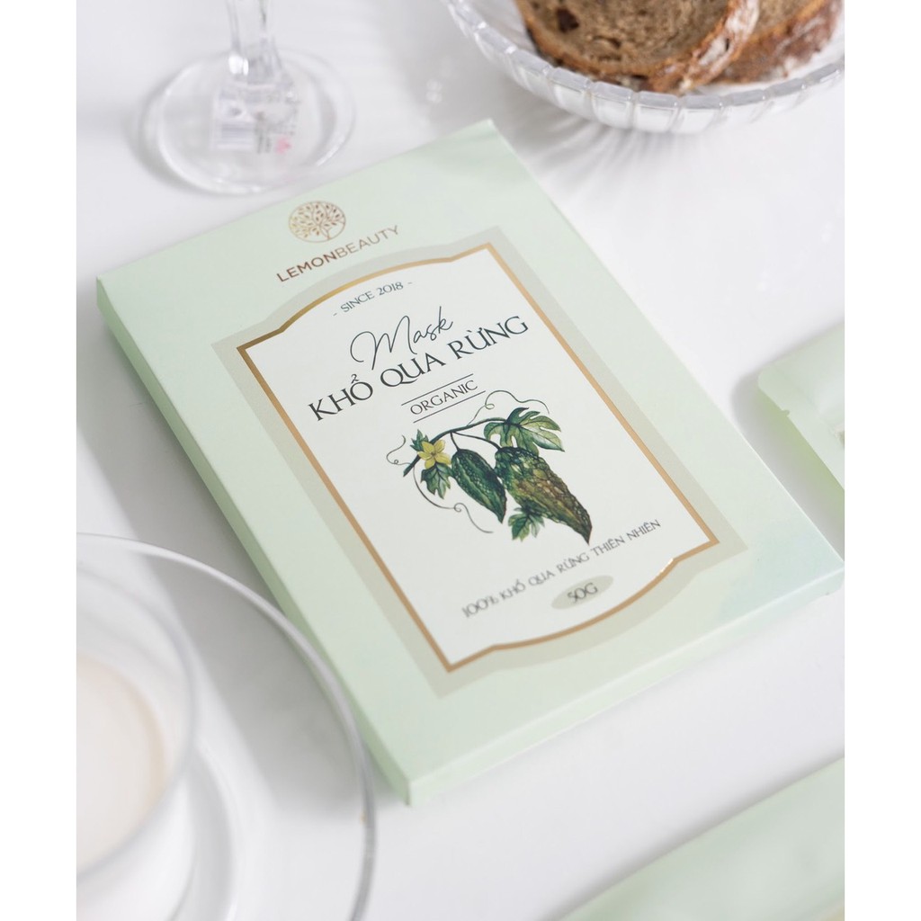 Mặt Nạ Sữa Dê Non LEMON MASK - Hộp 50 Gram