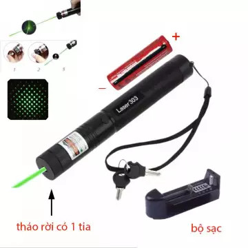 Đènn laser 303 | Đèn pin laser 303 - full box- Đốt cháy bút laser | Bút Trỏ Laser Công Suất Cao | chiếu xa 3km cực sáng công suất lớn có thể đốt cháy qua tặng sạc và pin khủng