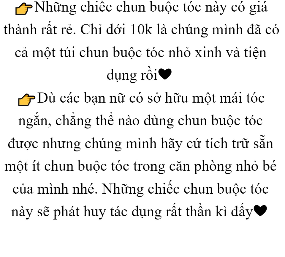 Dây cột tóc dây buộc tóc hoa cúc họa mi nhiều màu siêu bền