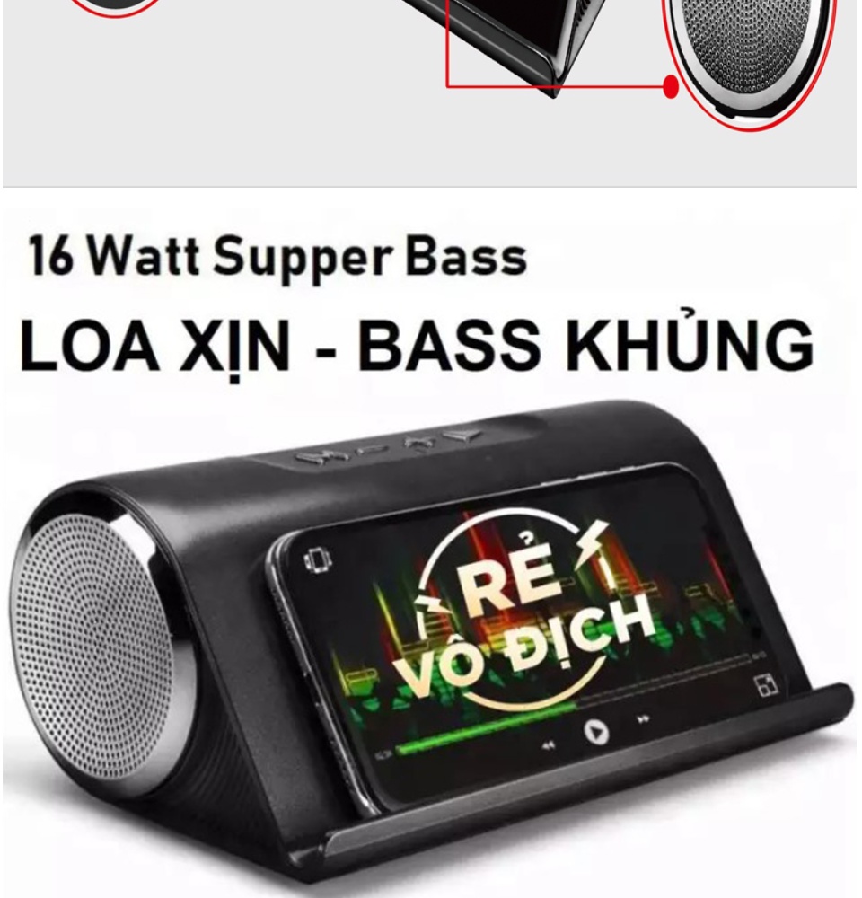 Loa Bluetooth Di Động LP-V9 Bluetooth Âm Thanh Sống Động Bass Chuẩn Cắm Usb Thẻ