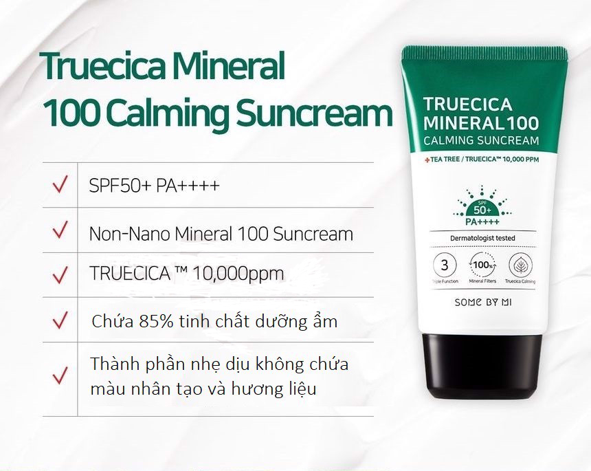 Kem Chống Nắng Some By Mi Trucica Mineral 100 Calming Suncream ...