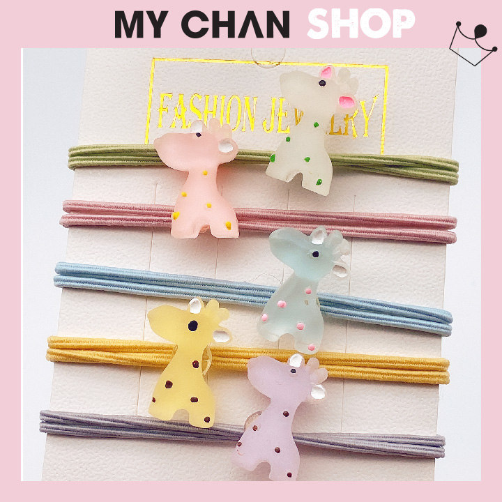 Dây Cột Tóc, Buộc Tóc Hình Trái Cây, Hoa Quả, Con Vật Xinh Xắn - 265 - MyChan Shop