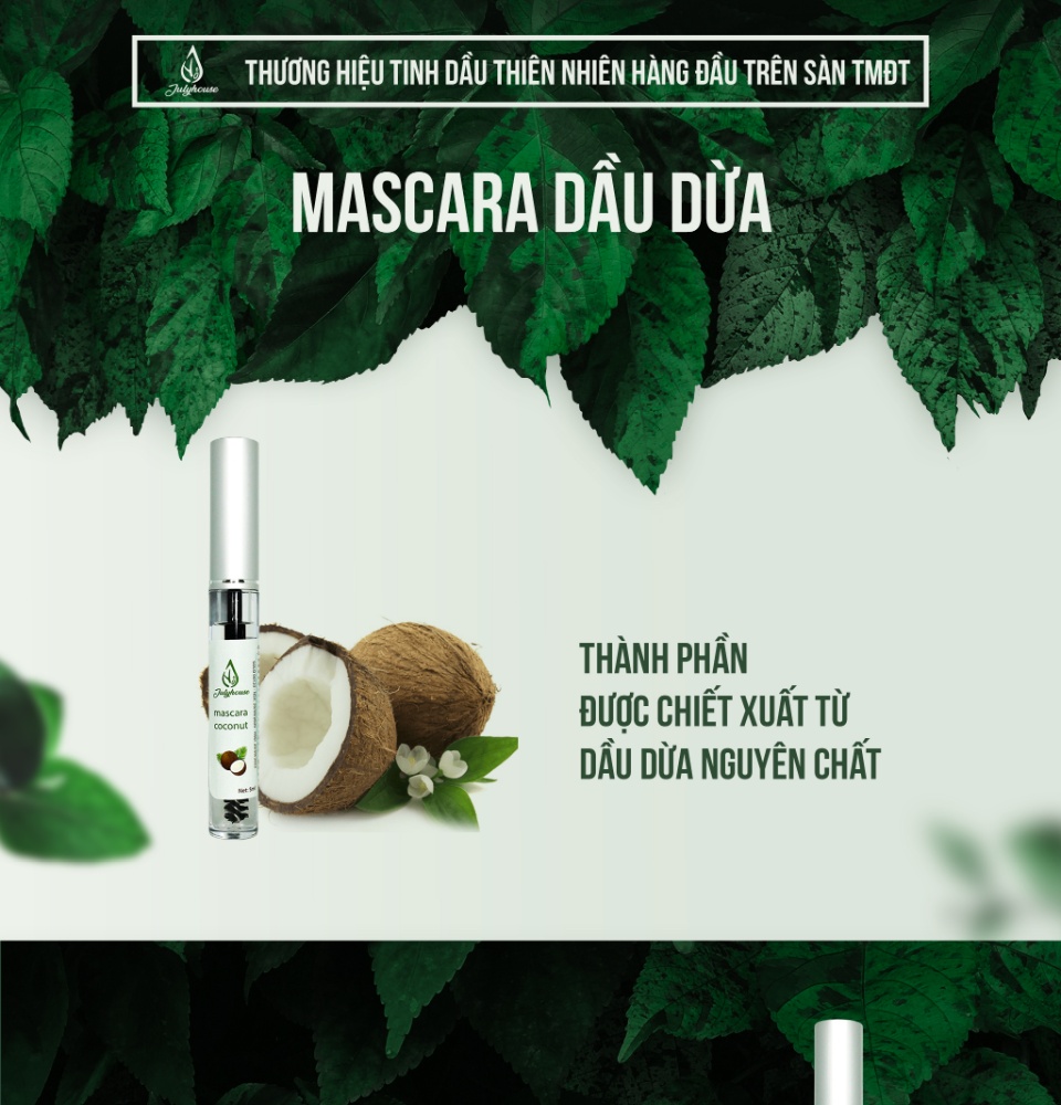 Mascara dầu dừa Julyhouse 5ml