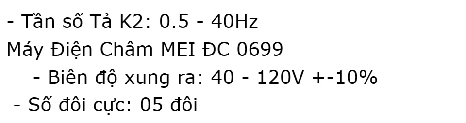Máy điện châm 5 giắc - Hộp Vàng ĐC0699 được sản xuất đảm bảo các chỉ tiêu kĩ thuật y tế lâm sàng, an toàn và thuận lợi 63 Máy điện châm 5 giắc - Hộp Vàng ĐC0699 được sản xuất đảm bảo các chỉ tiêu kĩ thuật y tế lâm sàng, an toàn và thuận lợi