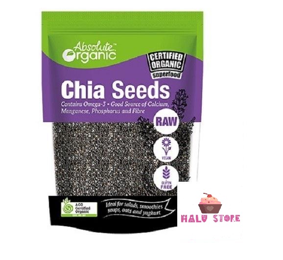 Hạt Chia Úc Absolute Organic Gói 250G - Úc