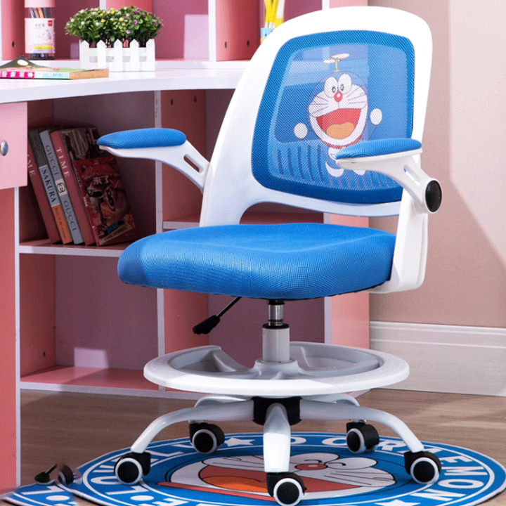 Ghế học sinh Chống Cận Chống Gù nam nữ Hello Kitty, ghế xoay học sinh đệm cao su non có tựa lưng, Vải sợi nano cao cấp chống xẹp lún, thoáng khí, Có thể điều chỉnh độ cao chân gác, chiều cao ghế, nhiều màu tại WinwinX