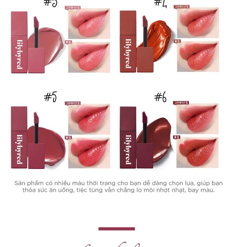 Son kem siêu lì Lilybyred MOOD LIAR VELVET TINT (Có chọn màu) - Date 09.2021 4