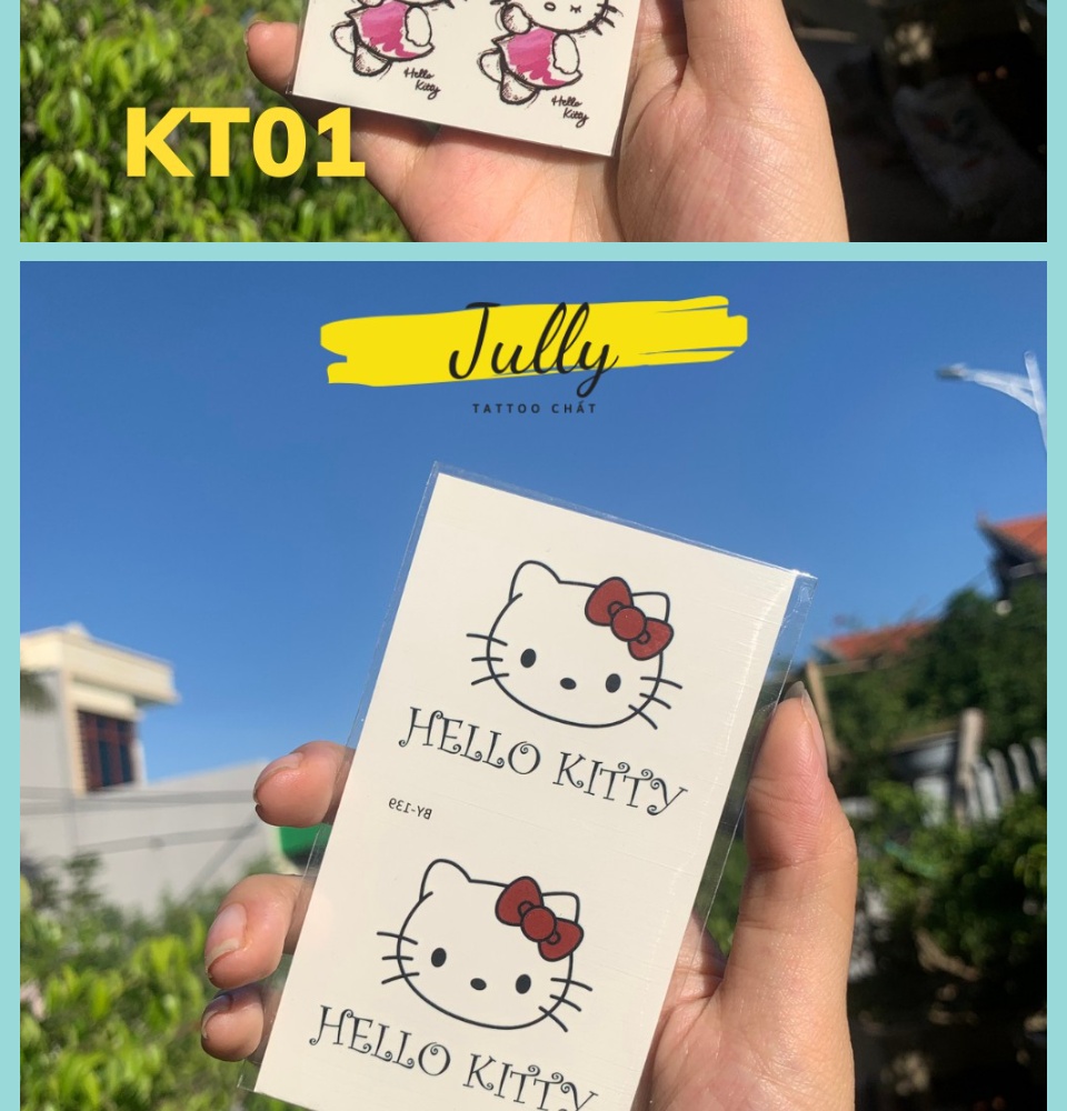 Thiết kế hình xăm Hello Kitty nữ tính  Làm đẹp  Việt Giải Trí