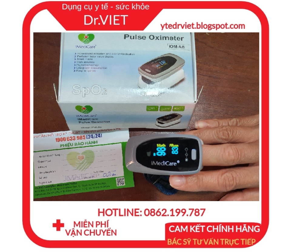 Máy đo nồng độ bão hòa Oxy trong máu (SPO2) và nhịp tim iMediCare iOM-A8- Chính hãng Singapore bảo hành 2 năm, Sử dụng cho cả trẻ em và người lớn, Chế độ cảnh báo SpO2 thấp và nhịp tim bất thường bằng âm thanh dùng cho mùa dịch 66 Máy đo nồng độ bão hòa Oxy trong máu (SPO2) và nhịp tim iMediCare iOM-A8- Chính hãng Singapore bảo hành 2 năm, Sử dụng cho cả trẻ em và người lớn, Chế độ cảnh báo SpO2 thấp và nhịp tim bất thường bằng âm thanh dùng cho mùa dịch