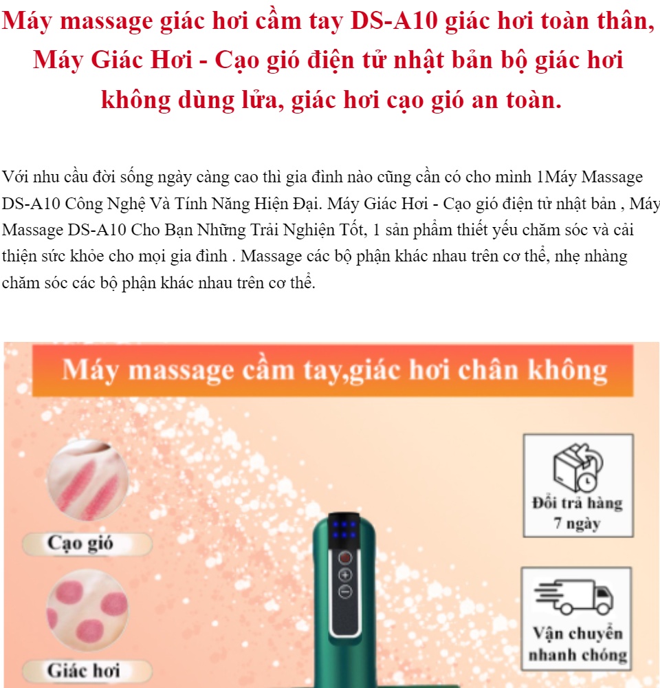 Máy cạo gió giác hơi