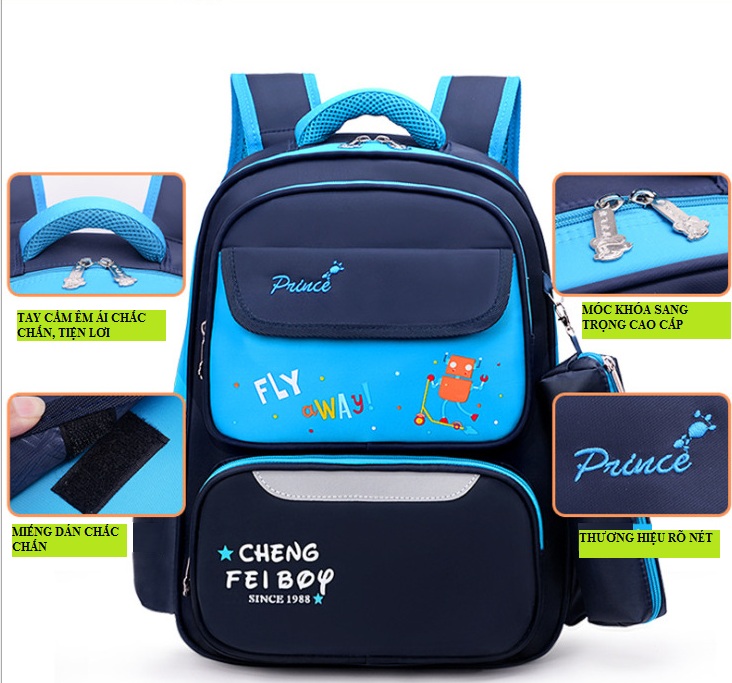 Ba lo cho be hoc lop 1,BALO CHỐNG GÙ LƯNG XUẤT NHẬT - NGA,Cap chong gu nhat ban,Cap sach hoc sinh nu cap 2,Balo cấp 1 FLY,CHỐNG GÙ LƯNG, CỰC NHẸ, CHỐNG THẤM NƯỚC, QUAI ĐEO PHÂN TÁN LỰC - AN TOÀN CHO BÉ