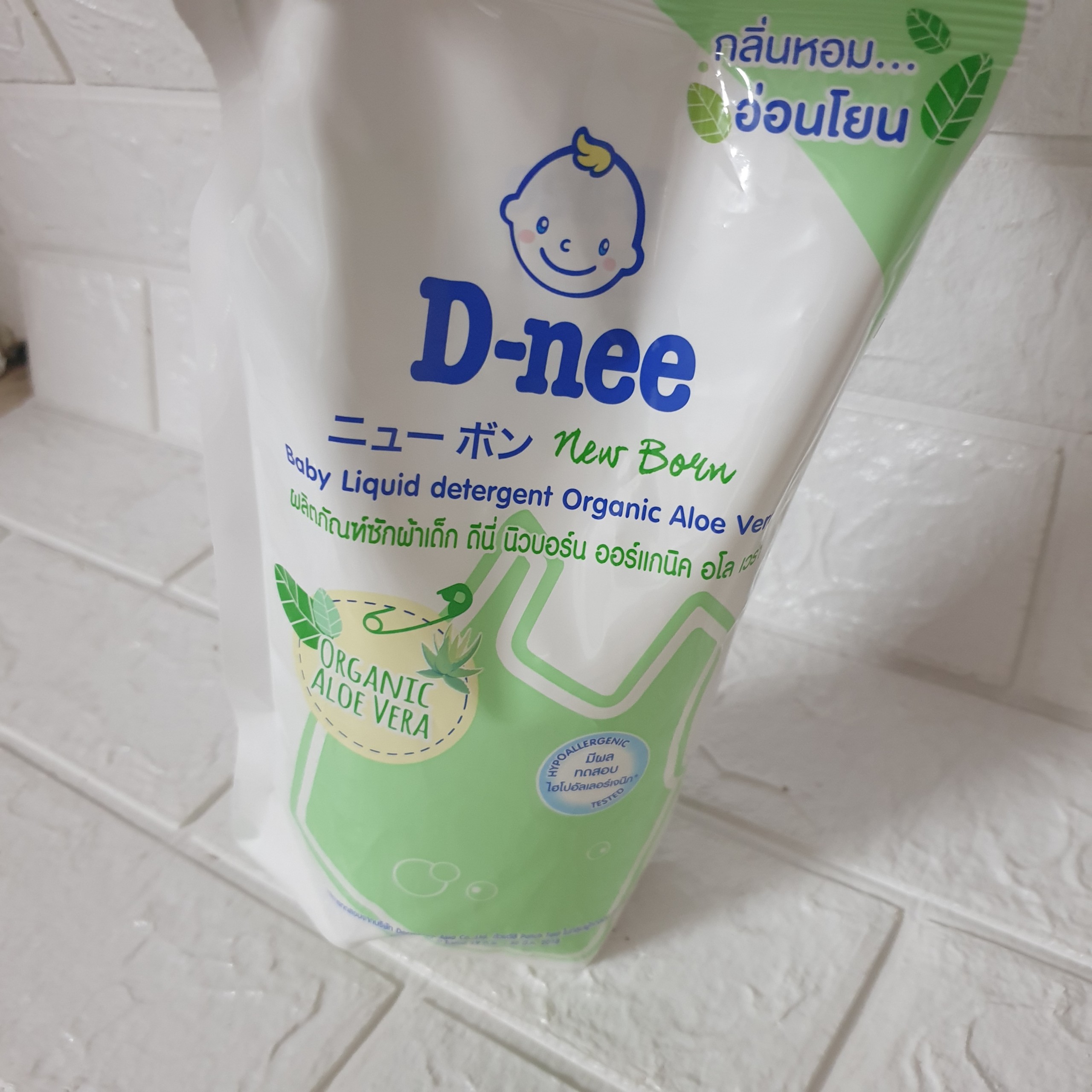 Nước giặt Dnee túi 600ml màu XANH LÁ [GÍA DÙNG THỬ ]  nước giặt nội địa thái lan