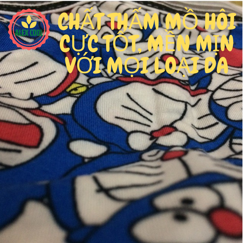 Quần sịp nam đùi hoạt hình doremon thun lạnh 4 chiều - nhiều màu - dạng đùi - họa tiết hoạt hình - vải mền mịn - quần boxer nam - thấm hút mồ hôi - cute cao cấp - Alex Cool - C