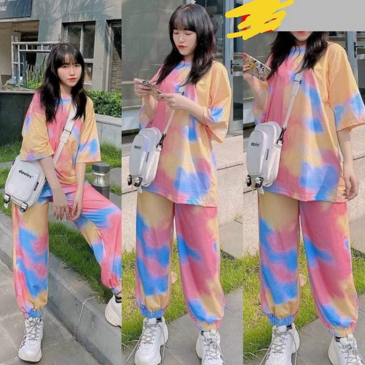 SET BỘ ĐỒ CHẤM TRẮNG ĐEN BÒ SỮA Siêu Hot nhất hiện nay siêu xinh mặc đi chơi hay ở nhà đều đẹp M6886