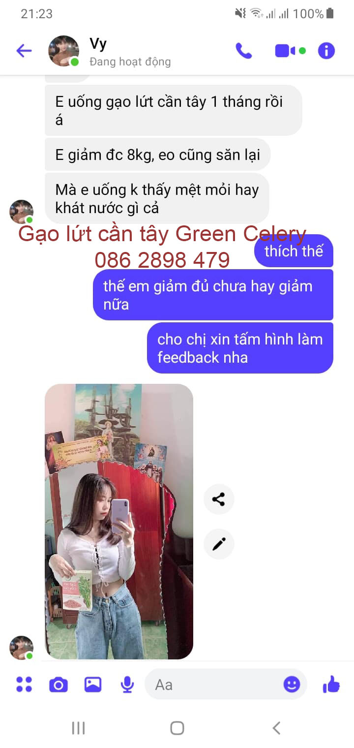 GẠO LỨT CẦN TÂY - Giữ dáng đẹp da thanh lọc cơ thể