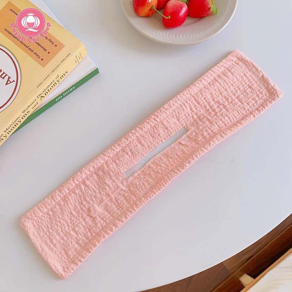 Kẹp tóc nơ, băng đô tóc Hàn Quốc 2 trong 1, búi cuộn gọn gàng, mát mẻ mùa hè