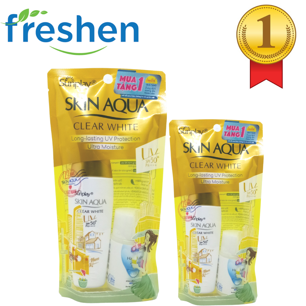 Kem Chống Nắng (Nắp Vàng Đồng) SUNPLAY - Skin Aqua Clear White SPF50+/PA++++ 55g