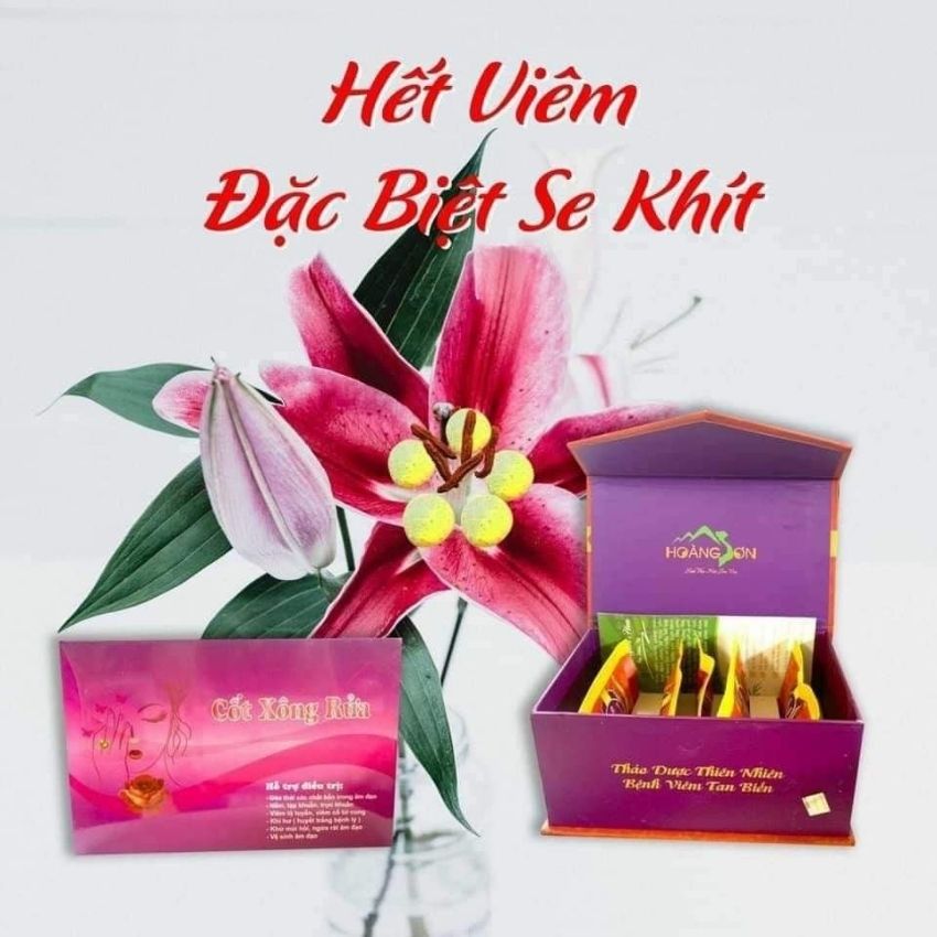 Combo viên đặt phụ khoa Tiêu Viêm Nữ Hoàng Sơn và Cốt xông rửa vệ sinh vùng kín Newstyle DDVS07