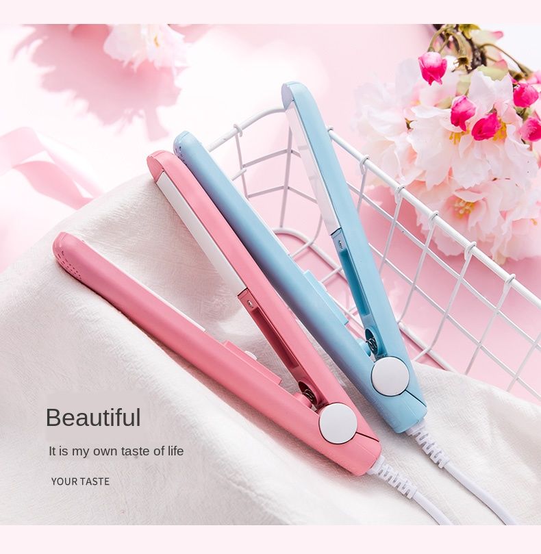 MÁY KẸP DUỖI TÓC MINI DỄ THƯƠNG 6136 (Nhiều màu) - [ Máy kẹp tóc #Máy duỗi tóc #Duỗi tóc thẳng #Máy uốn thẳng tóc ]