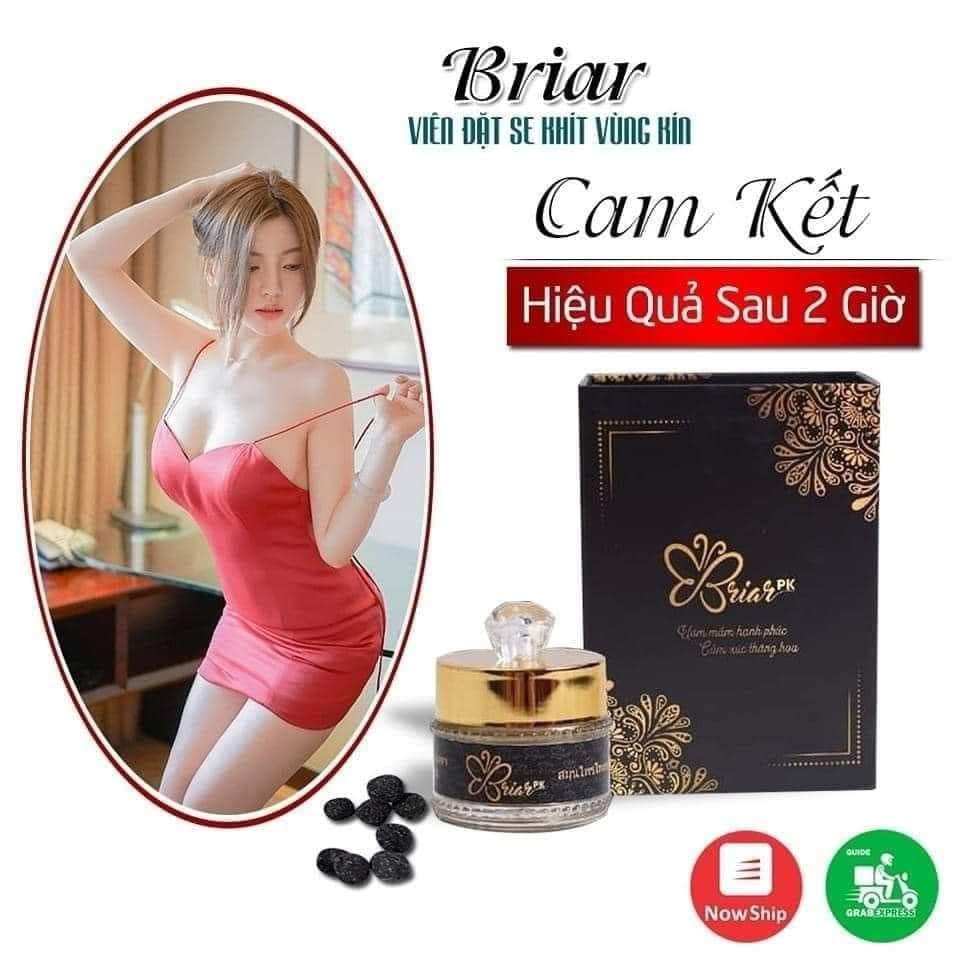 4 Viên đặt thảo mộc Briar pk se khít vùng kín hiệu quả sau 2giờ viên đặt nhỏ gọn, tự tan chảy không cần moi (che tên nhạy cảm)