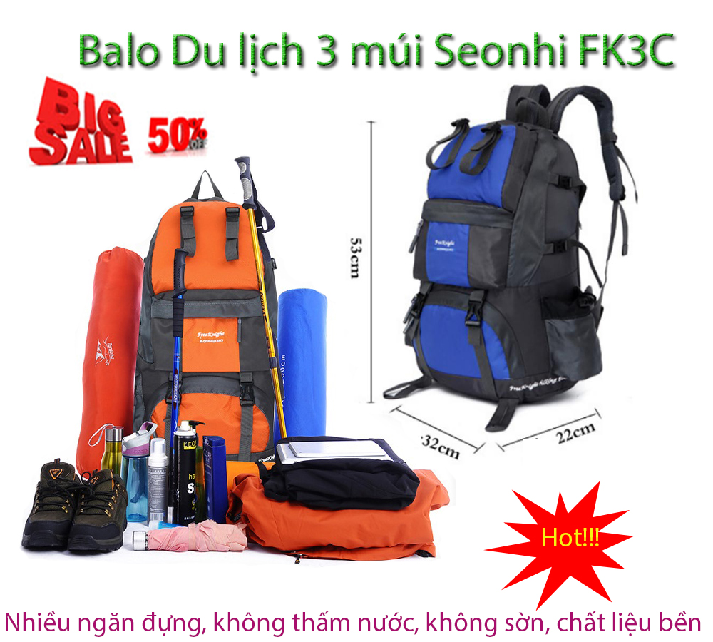 Ba lô đi làm , Ba lô đi phượt - CHỌN NGAY BALO DU LỊCH 3 múi SEONHI FK3C Hàng Nhập Khẩu Cao Cấp, Mang cả thế giới theo chân bạn ; MẪU HAN-30, Giảm giá 50% NGAY HÔM NAY, Bảo hành 1 đổi 1 Sản phẩm