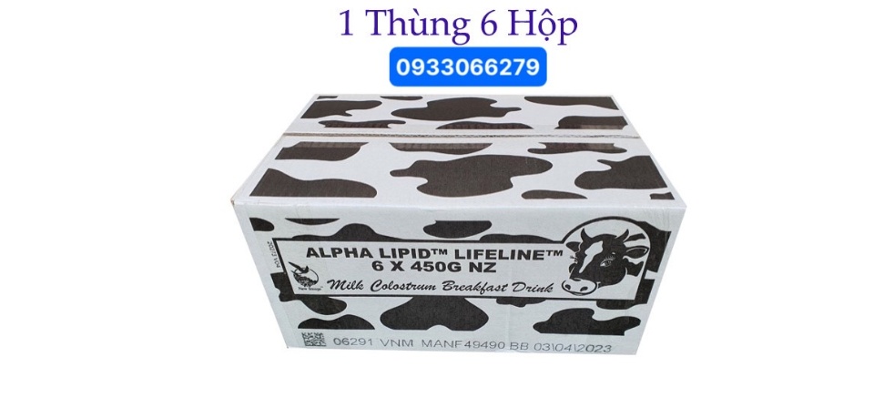 [hcm][ 1 thùng 6 hộp ] sữa non alpha lipid 450g new zealand 1