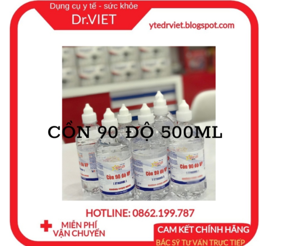 Cồn 90 Độ 500ml Vĩnh Phúc dùng tiệt trùng các dụng cụ y tế, bề mặt trong y tế, nồng độ cao khả năng sát trùng vết thương ngoài hiệu quả, sát khuẩn tay, vệ sinh diệt khuẩn tốt, hàng chính hãng - DrViet 64 Cồn 90 Độ 500ml Vĩnh Phúc dùng tiệt trùng các dụng cụ y tế, bề mặt trong y tế, nồng độ cao khả năng sát trùng vết thương ngoài hiệu quả, sát khuẩn tay, vệ sinh diệt khuẩn tốt, hàng chính hãng - DrViet