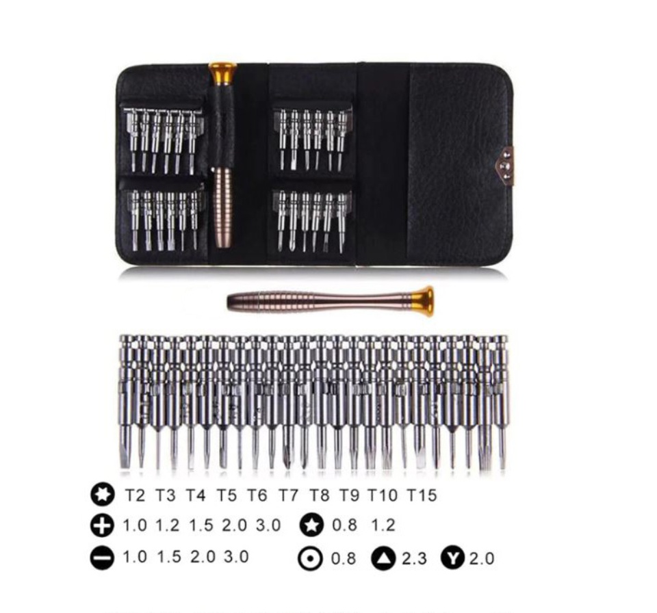 Bộ Tua Vít Đa Năng Tua Vít 25 Đầu Trong 1 Screwdriver, tua vít, bộ tua vít sửa chữa điện thoại, dụng cụ sửa chữa điện thoại, bộ tua vít mở iphone