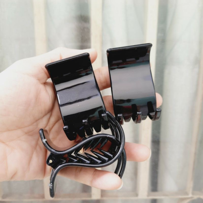 Kẹp Tóc Càng Cua 5 Răng Chống Gãy - Kẹp càng cua 5 răng Loại 1 Kiểu đầu vuông Chất liệu nhựa nhám. Giúp cặp tóc, Búi tóc gọn gàng, dễ thương, thời trangMàu Ngẫu Nhiên - Kẹp tóc càng cua 5 răng dễ thương trong suốt