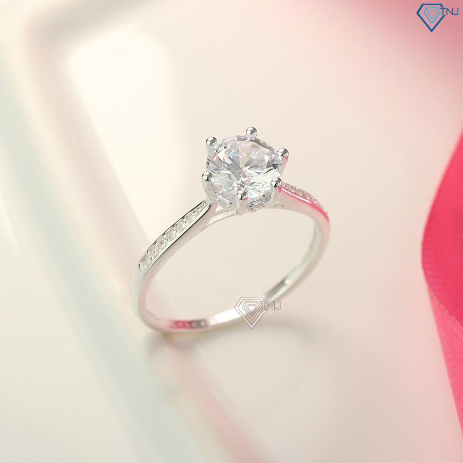 Nhẫn cặp đôi bạc tình nhân mắt xích ND0434 - Trang Sức TNJ