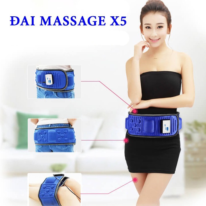 ĐAI MASSAGE BỤNG GIẢM BÉO X5