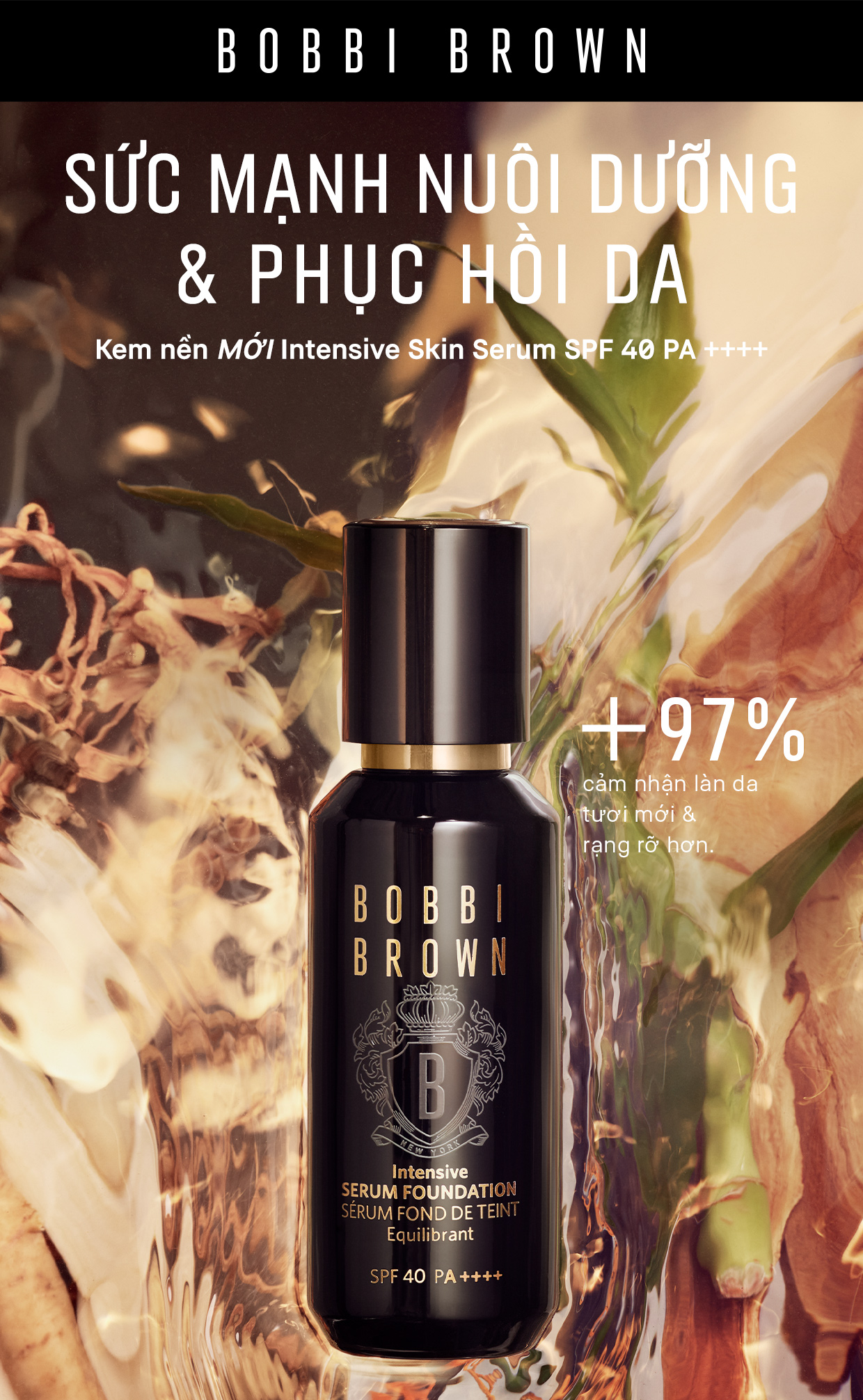 [PHIÊN BẢN MỚI] Kem nền Serum Bobbi Brown Intensive Serum 30ml