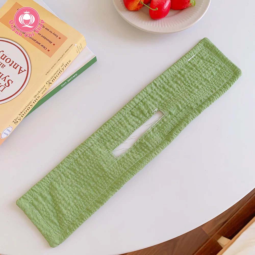 Kẹp tóc nơ, băng đô tóc Hàn Quốc 2 trong 1, búi cuộn gọn gàng, mát mẻ mùa hè