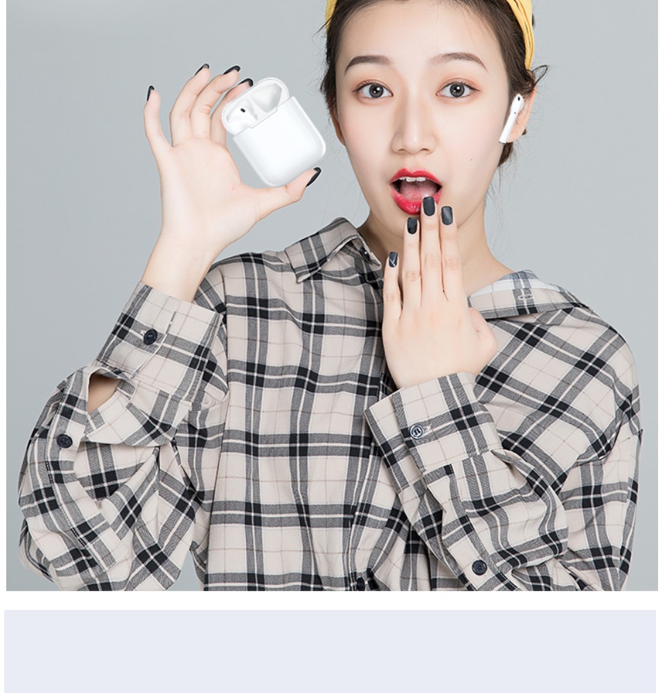 Tai Nghe Bluetooth i12S Nút Cảm Ứng Chip Pro 5.0 Cửa Sổ Kết Nối Pin Trâu , Tai Nghe Bluetooth Mini Không Dây, Tai nghe Bluetooth Không Dây, Tai nghe nhạc hay 3
