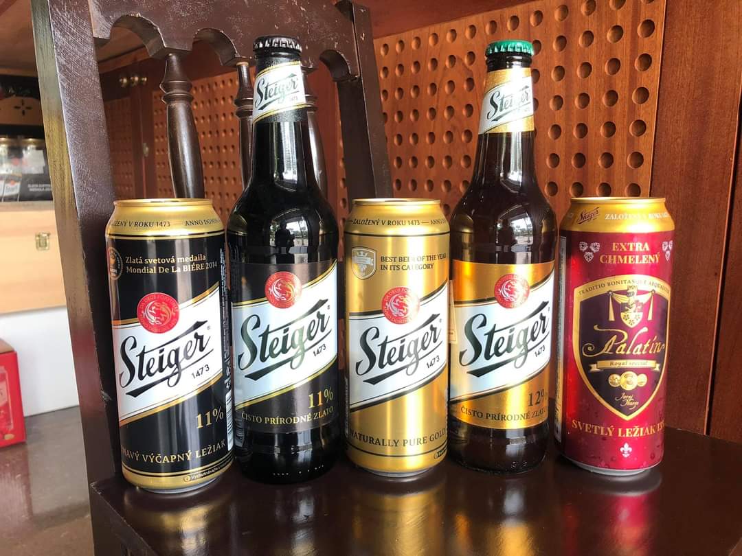 Bia vàng Steiger ( 500ml) - Pack 6 Lon - Steiger Gold - Bia nhập khẩu từ Slovakia - Dòng bia