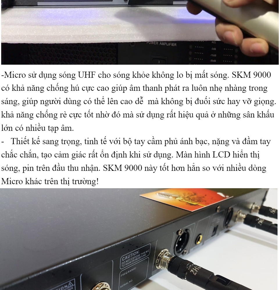 Dàn Âm thanh xân khấu Karaoke Tại Nhà Chuyên Nghiệp - Micro Không Dây Sennheiser