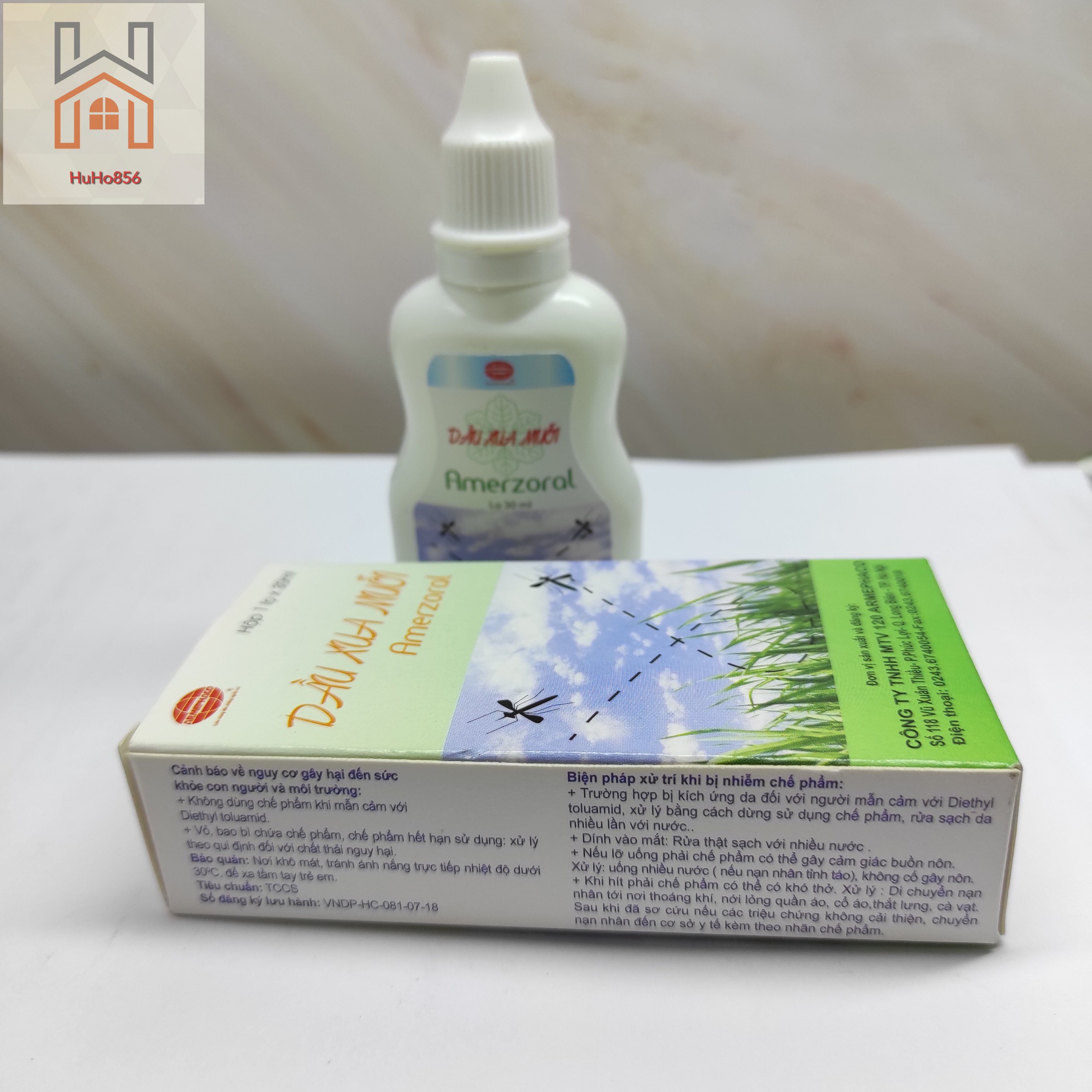 Dầu Xua Muỗi Amerzoral - Lọ 30ml