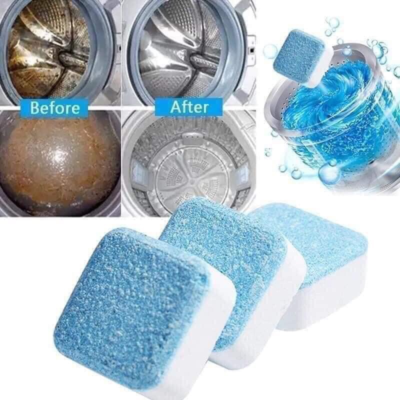 VIÊN TẨY LỒNG GIẶT CAO CẤP HỘP 12 VIÊN - COMBO 12 VIÊN SỦI LÀM SẠCH VÀ KHỬ MÙI MÁY GIẶT CỰC TỐT
