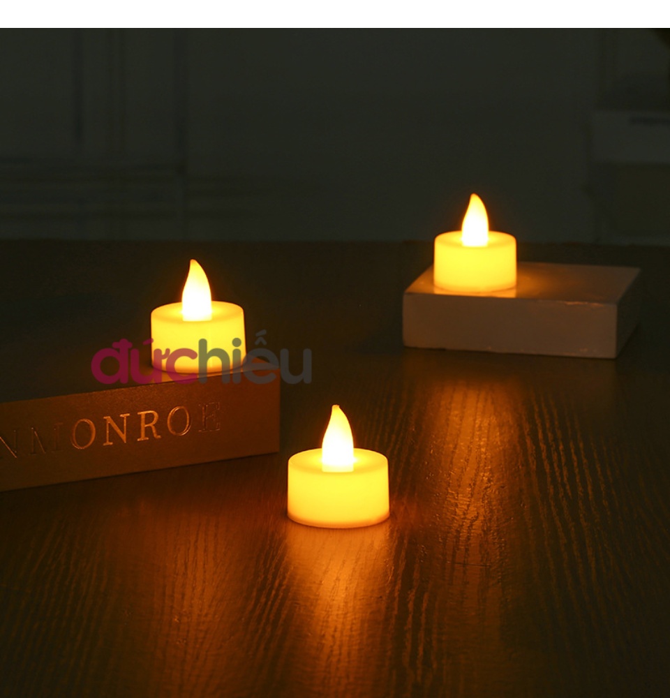 Đèn LED xài pin hình ngọn nến dùng pin, nến điện tử mini – Đức ...