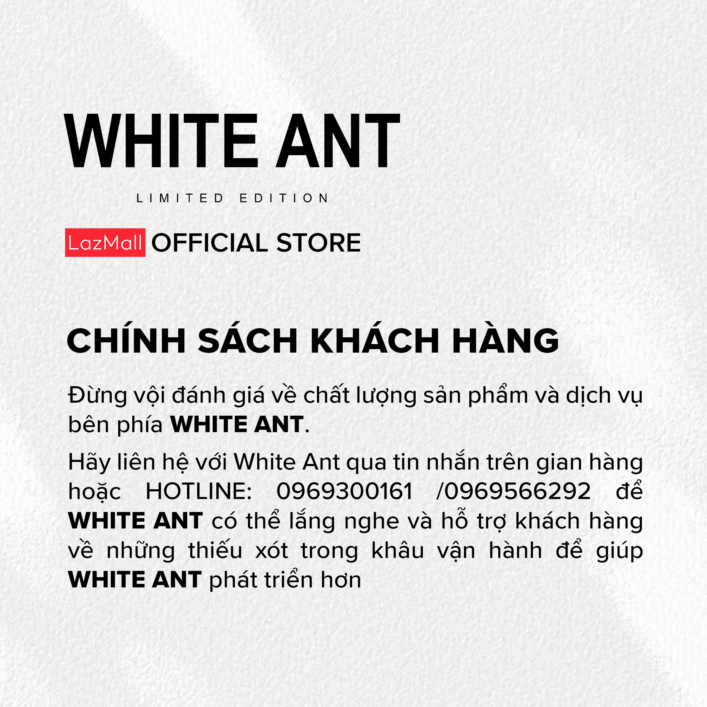Khẩu Trang Vải Kháng Khuẩn WHITE ANT Dệt Bằng Sợi Cotton 300000002