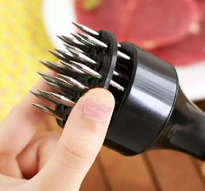 Dụng cụ xăm thịt - châm bì, xăm bì, xâm bì, xâm thịt làm mềm thịt, làm heo quay da giòn bá cháy