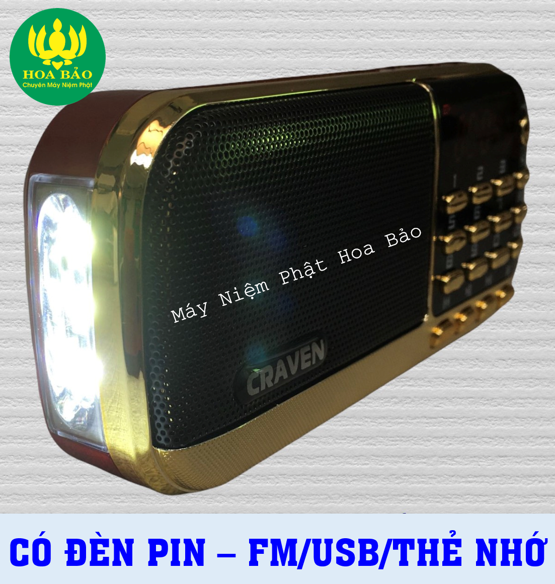 COMBO MÁY NGHE PHÁP ĐA NĂNG x THẺ BÀI GIẢNG 8GB THẦY TỊNH KHÔNG